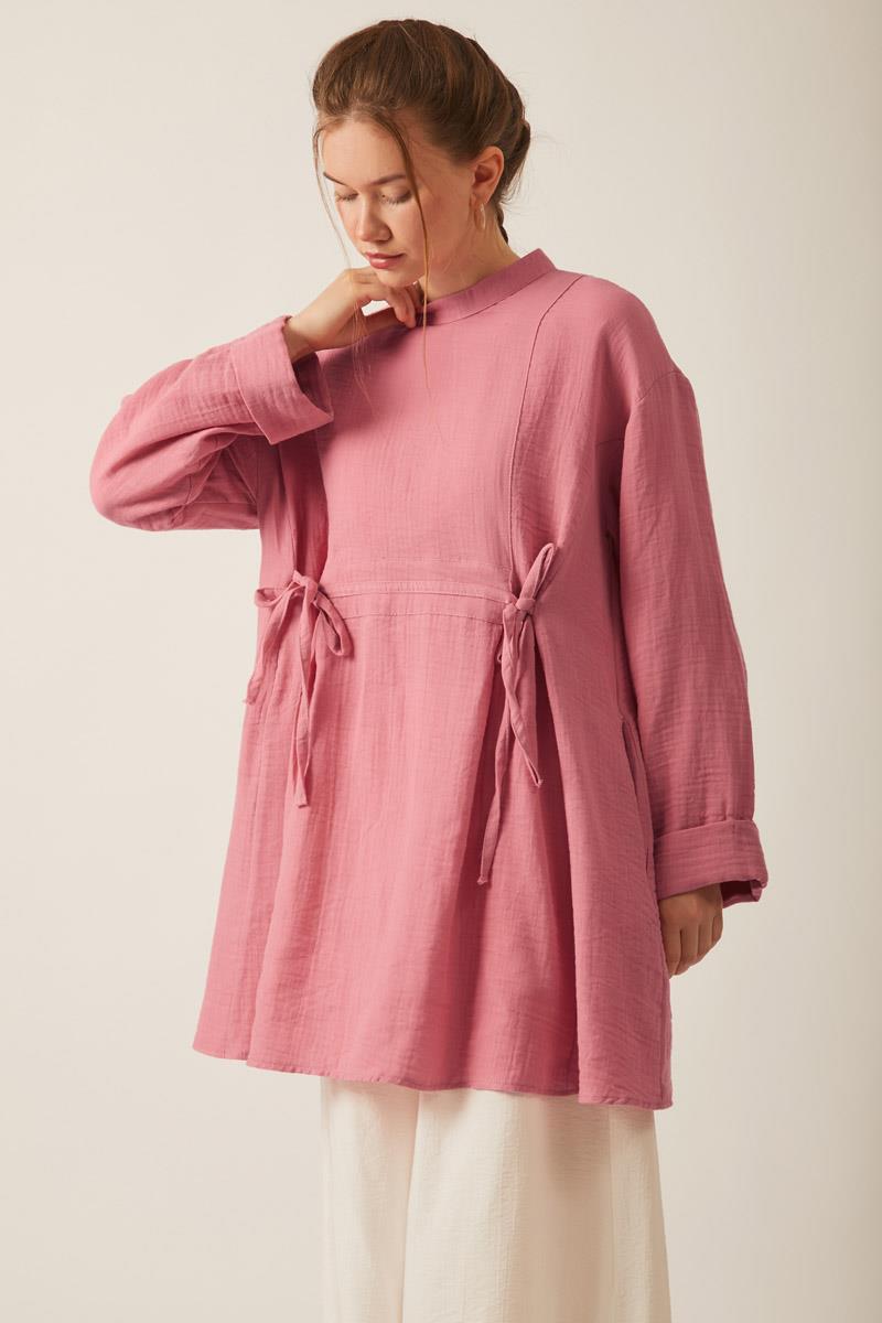 Ünsa Müslin Tunik Pembe