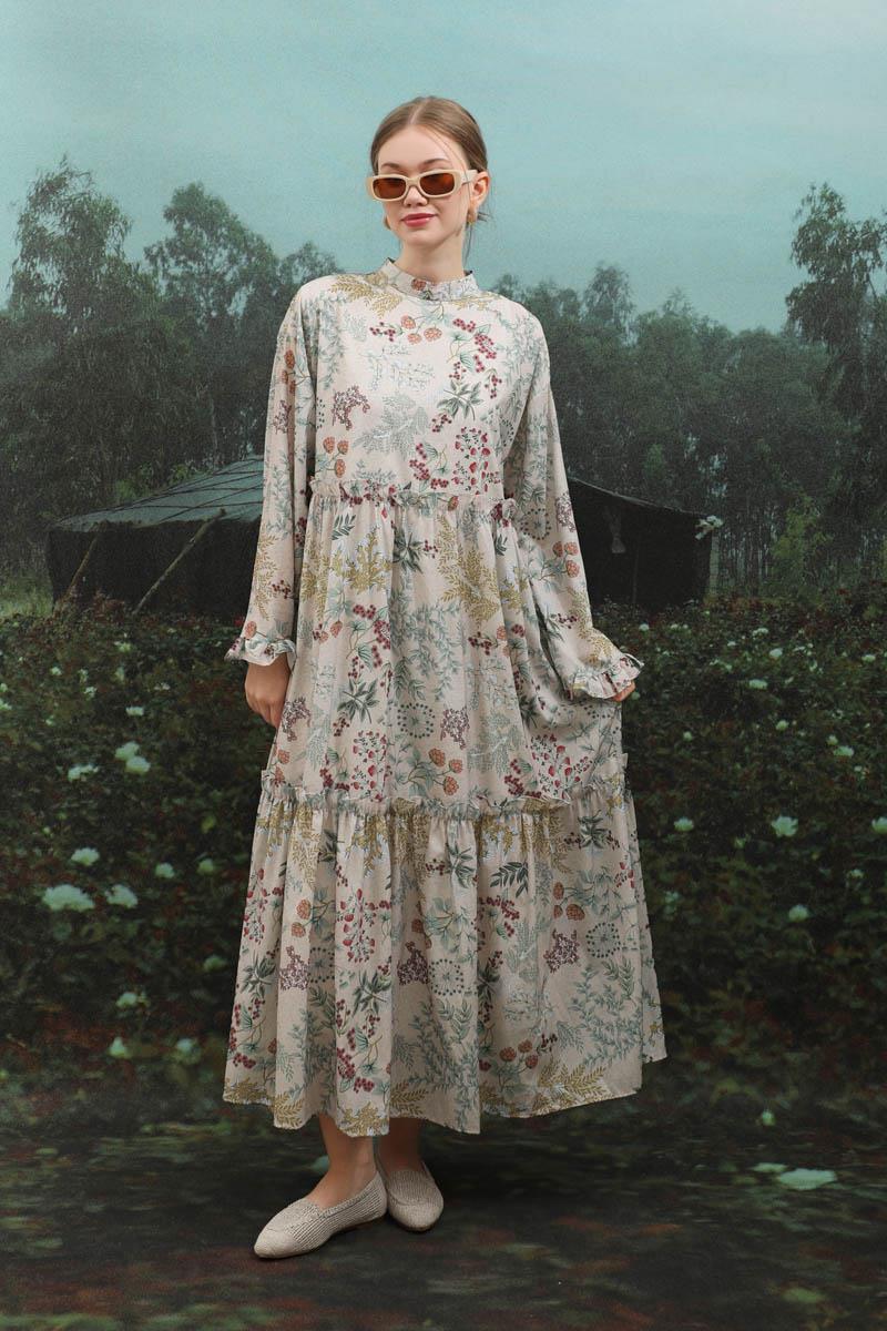 Yaz Çiçeği Elbise  Taş