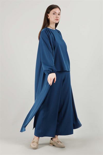 Soft Kimono Takım İndigo