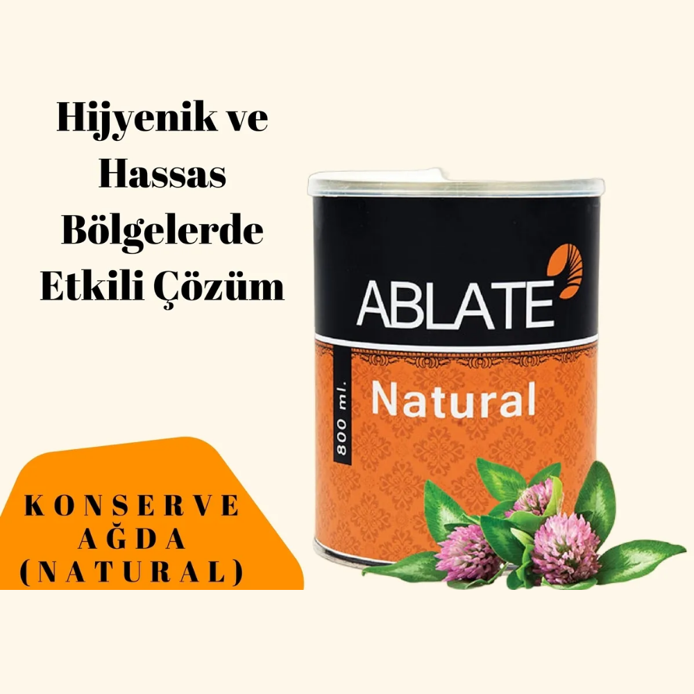 Ablate Ağda Konserve Sarı Naturel 800 MlAblate