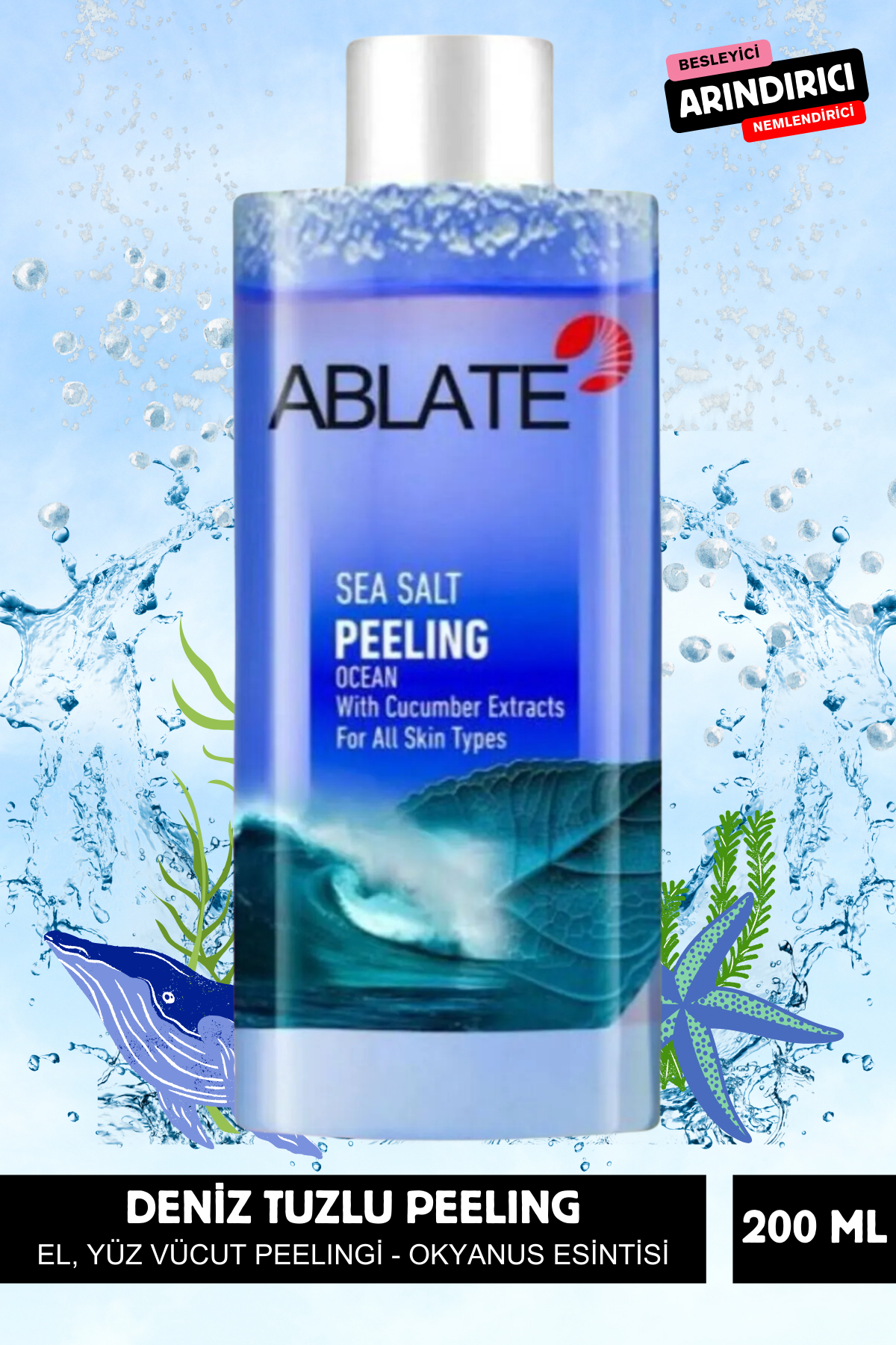 Ablate El, Ayak & Vücut Peeling Okyanus Esintisi 200 MlAblate