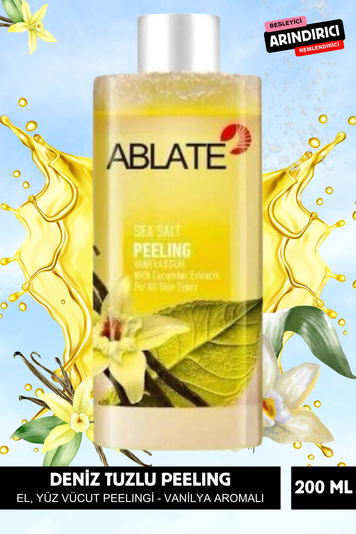 Ablate El, Ayak & Vücut Peeling Vanilya Aromalı 200 MlAblate