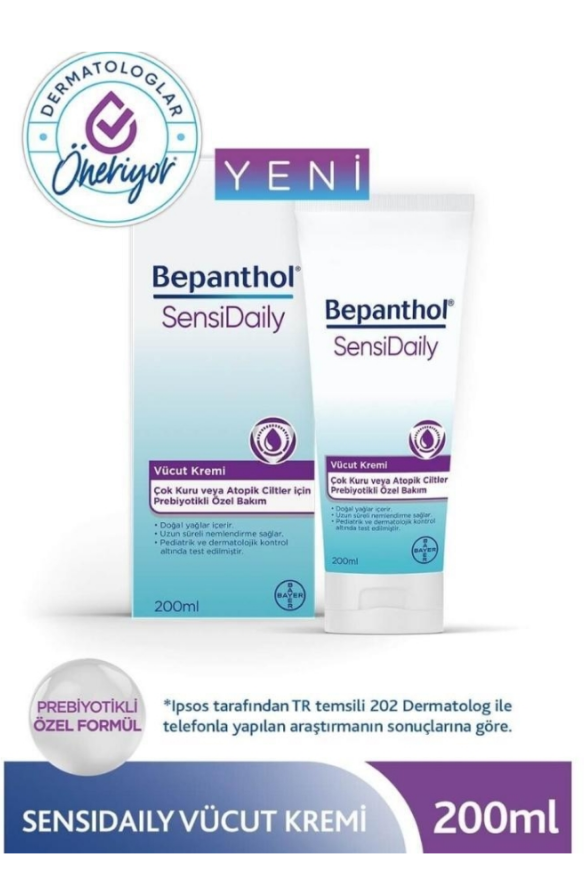 Bepanthol Sensidaily Vücut Kremi 200mlBepanthol