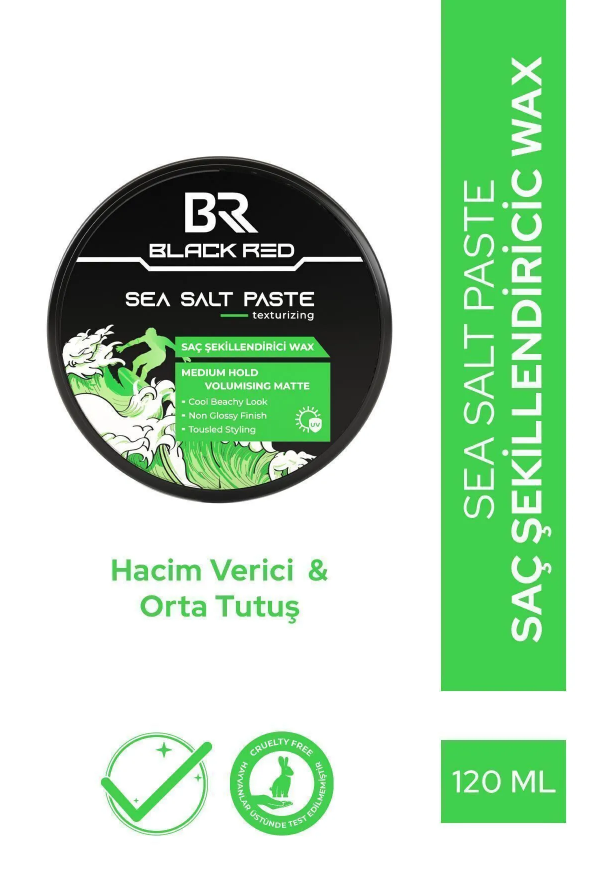 Black & Red Deniz Tuzu Saç Wax Sea Salt Paste 120 MlBlack & Red