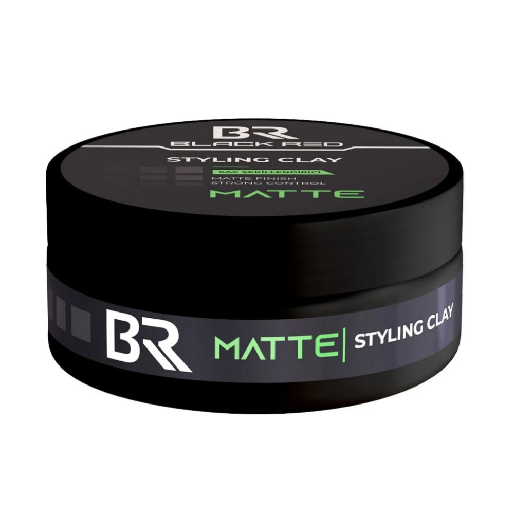 Black & Red Wax Styling Clay Matte 120 MlBlack & Red