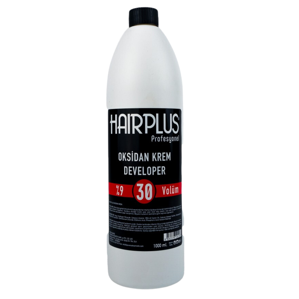 Hair Plus Oksidan Krem %9 30 Vol 1000 MlHair Plus