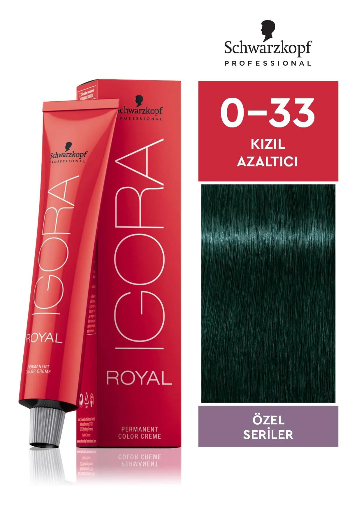 İgora Royal Saç Boyası 0.33 Kızıl Azaltıcı 60 Mlİgora