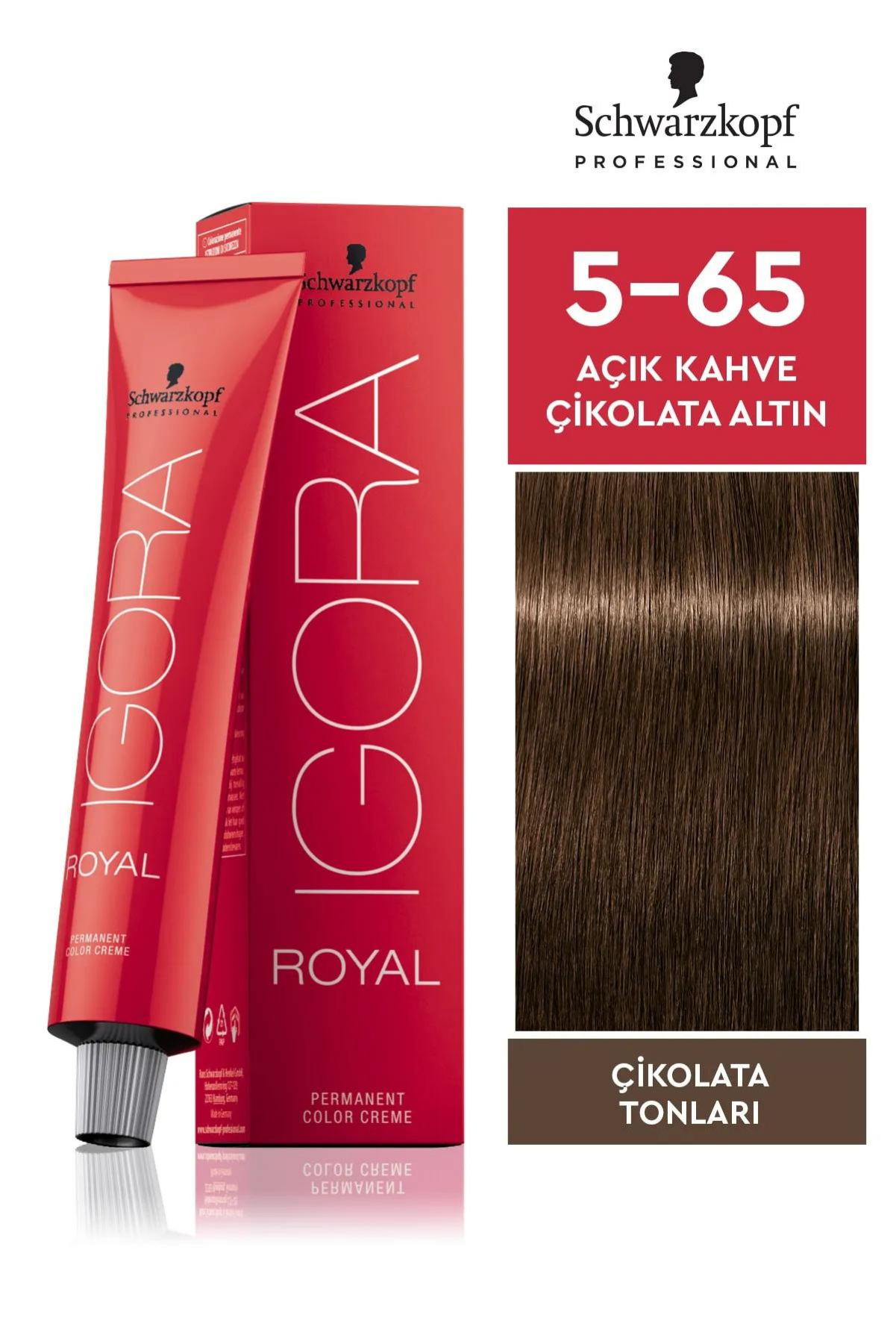 İgora Royal Saç Boyası 5.65 Açık Kahve - Çikolata Altın 60 Mlİgora