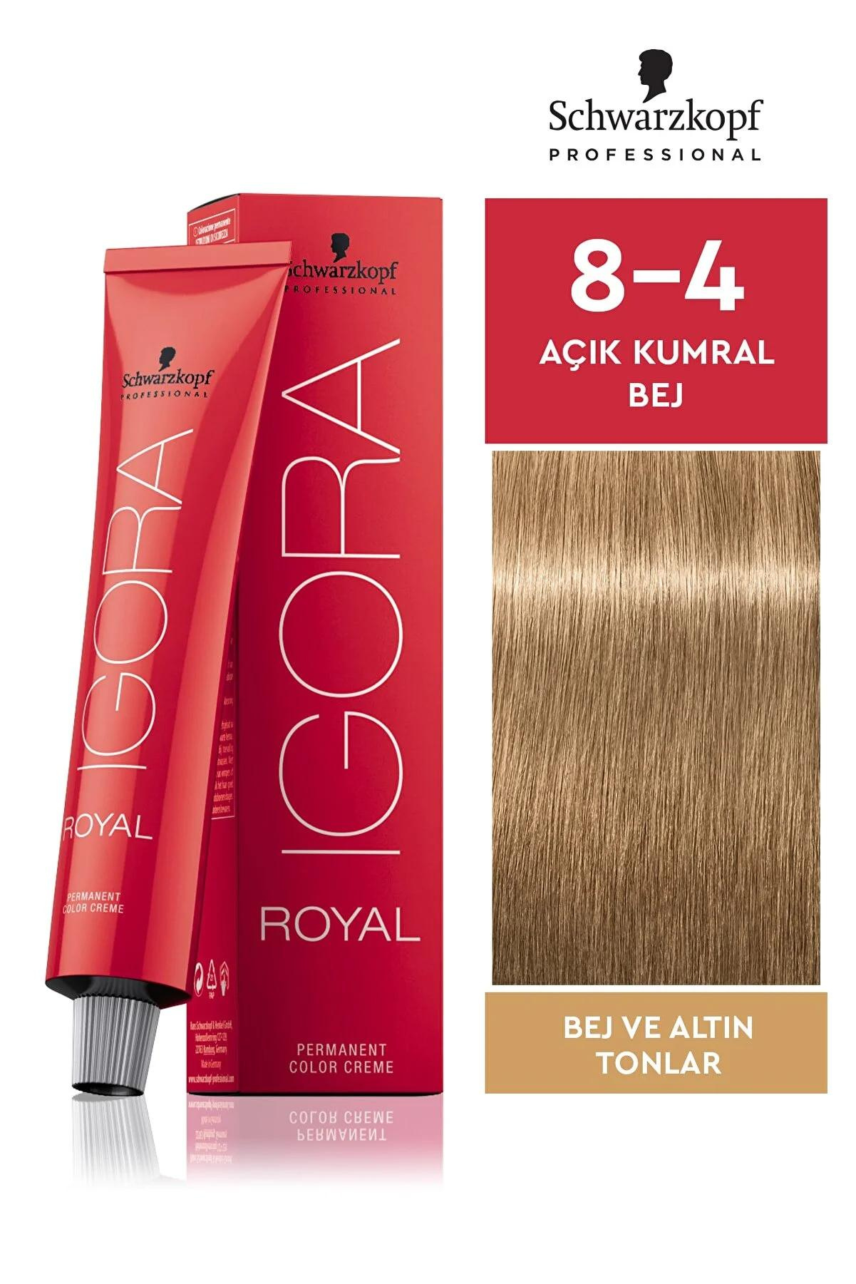 İgora Royal Saç Boyası 8.4 Açık Kumral - Bej 60 Mlİgora