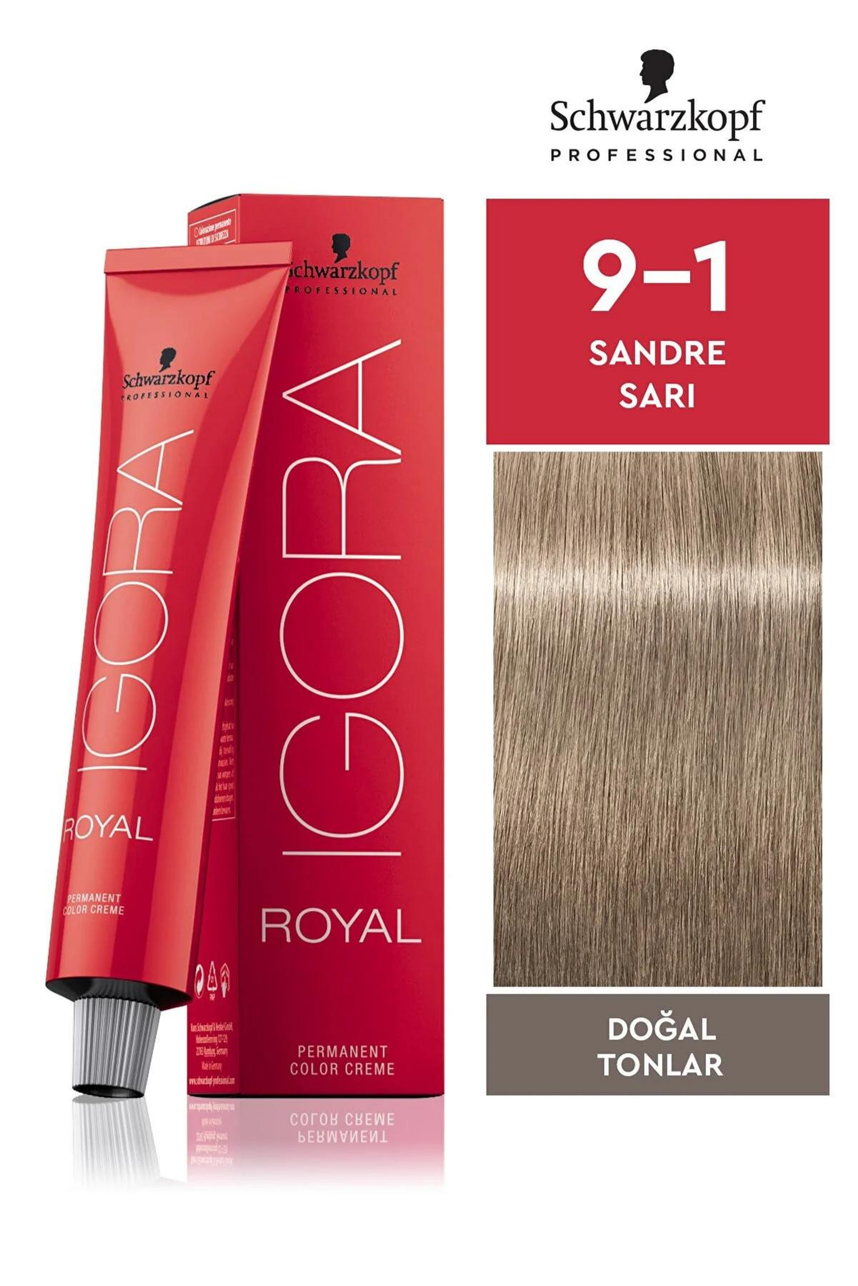 İgora Royal Saç Boyası 9.1 Sarı - Sandre 60 Mlİgora