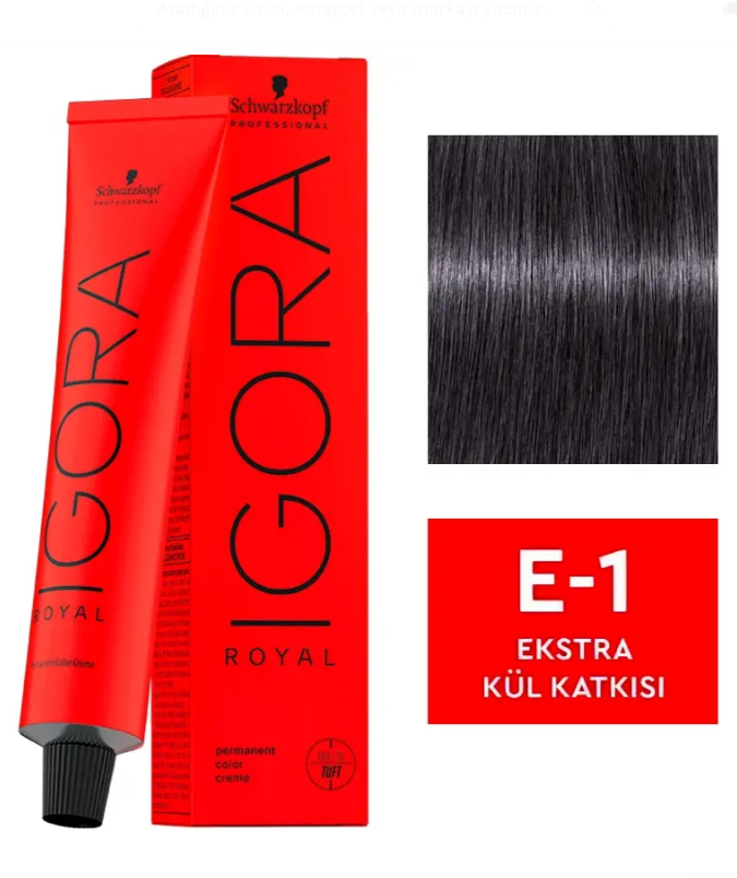 İgora Royal Saç Boyası E-1 60 MlSchwarzkopf