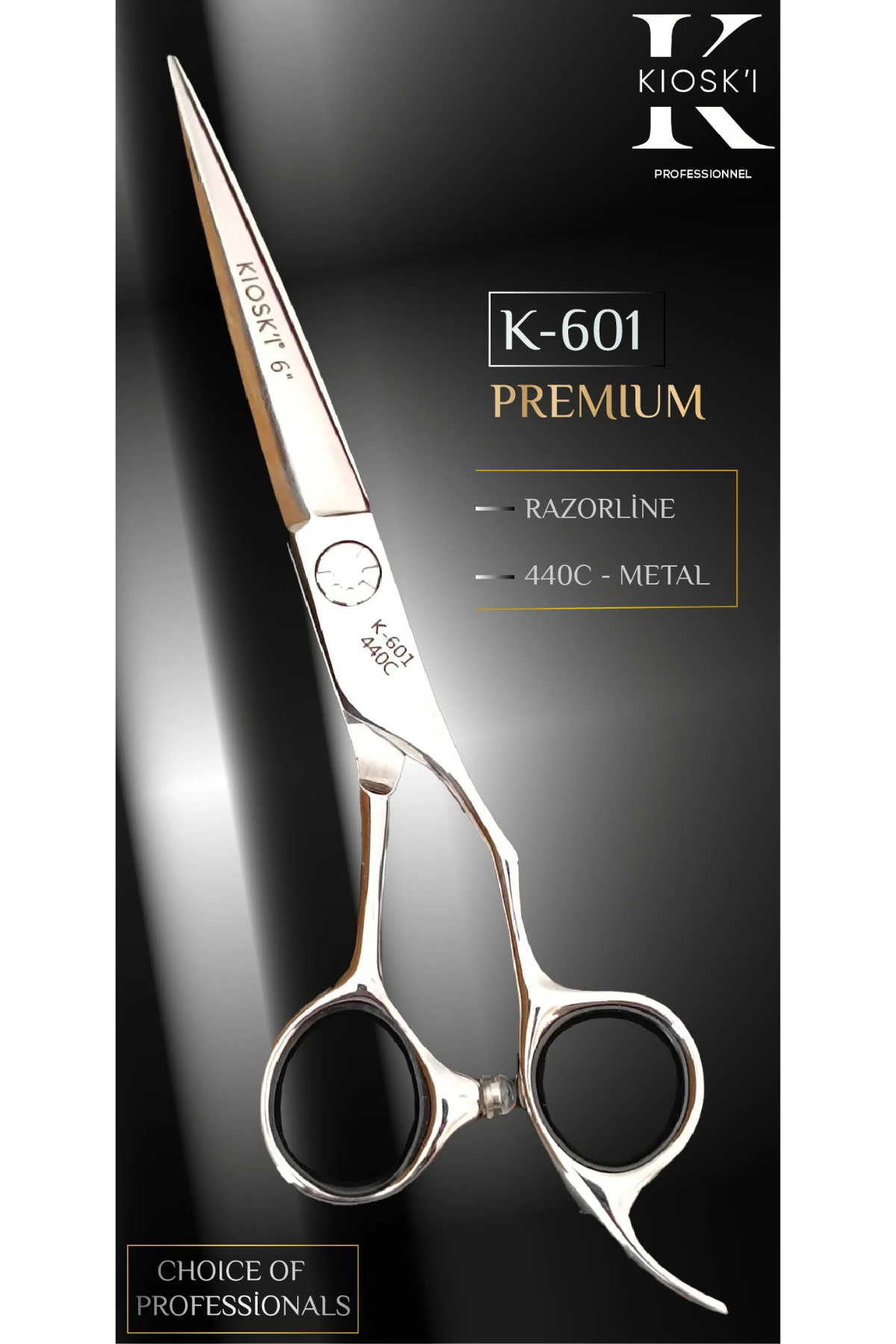 Kioski Premium Saç Kesim Makası K 601Kioski