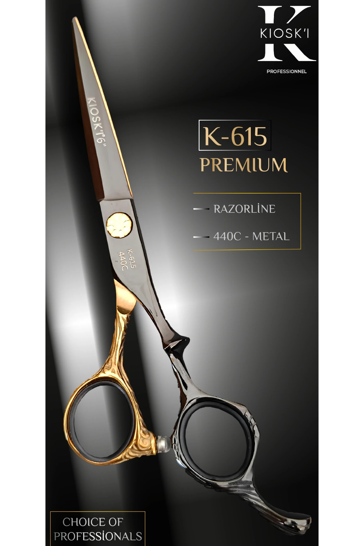 Kioski Premium Saç Kesim Makası K 615Kioski