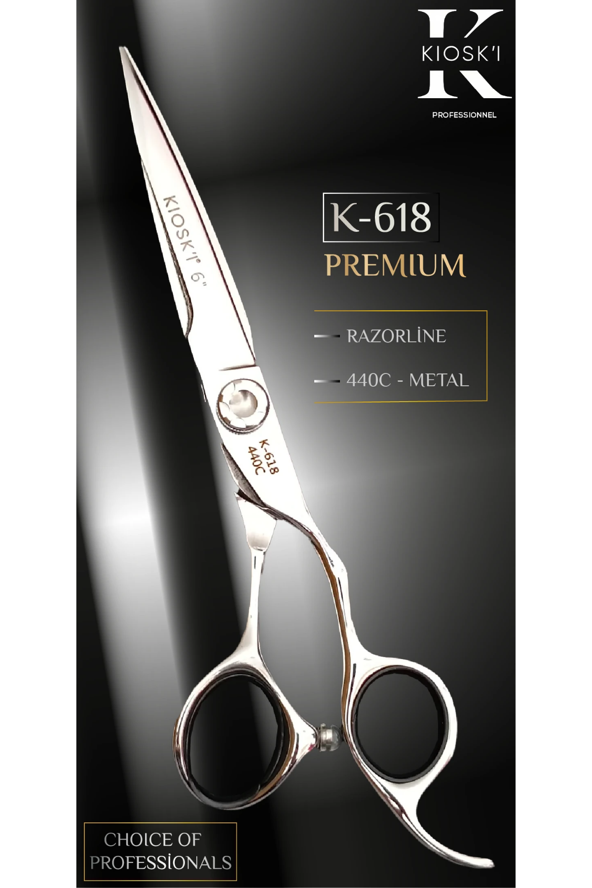 Kioski Premium Saç Kesim Makası K 618Kioski