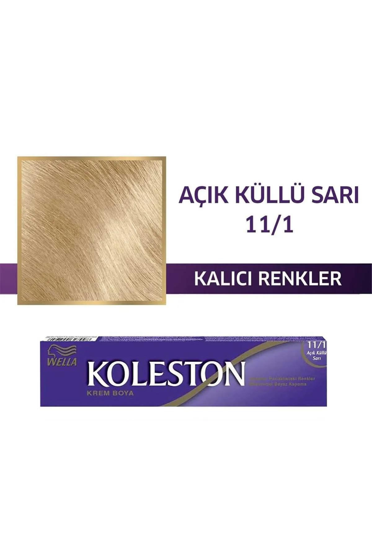 Koleston Tüp Boya 11.1 Açık Küllü SarıWella