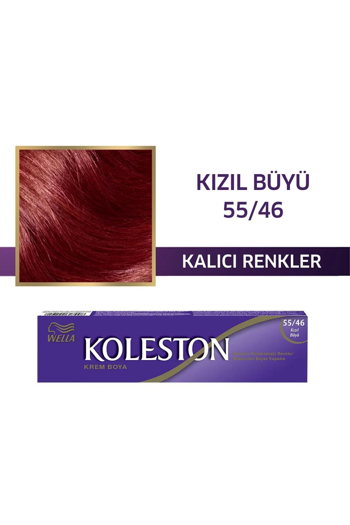 Koleston Tüp Boya 55.46 Kızıl BüyüWella