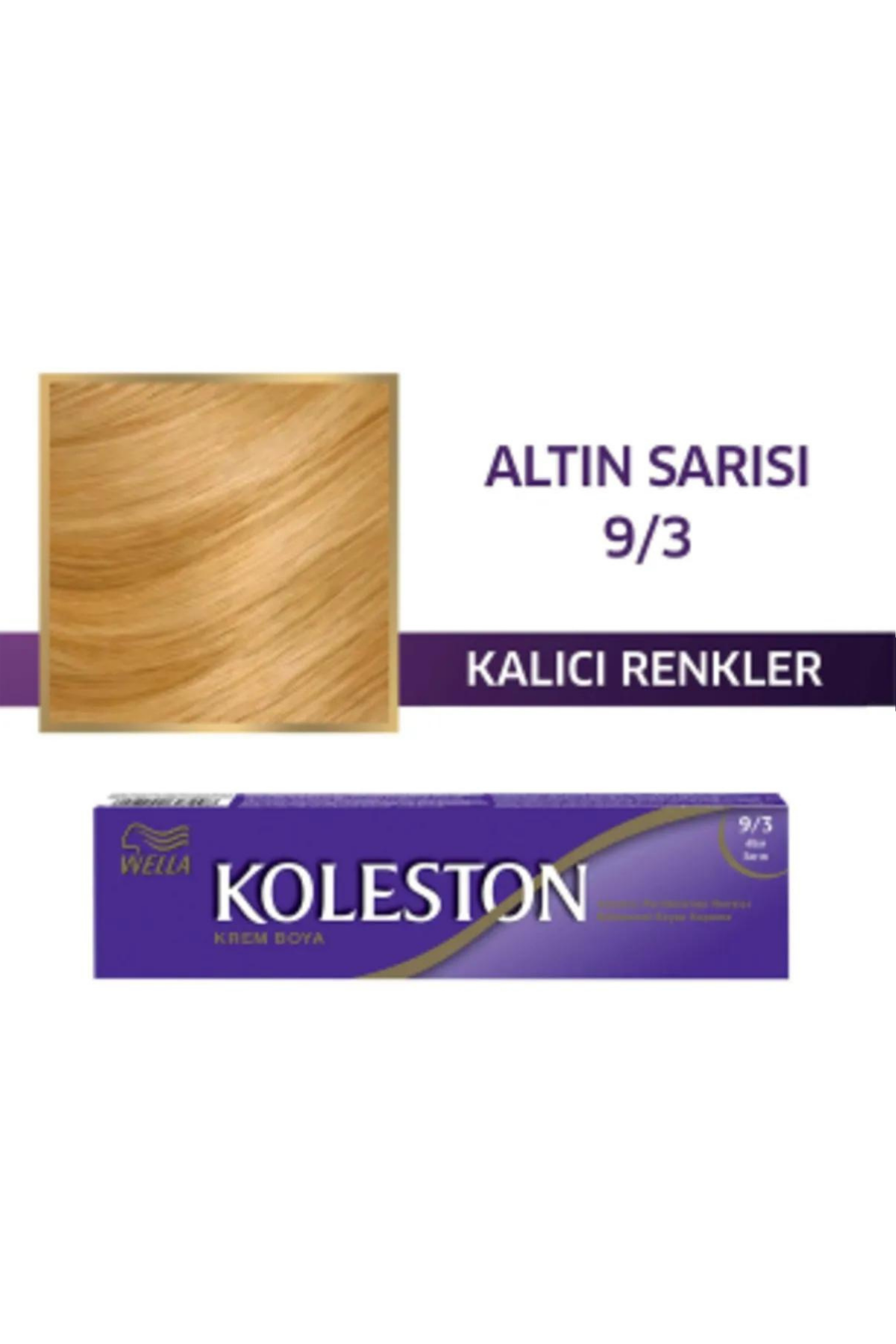 Koleston Tüp Boya 9.3 Altın SarısıWella