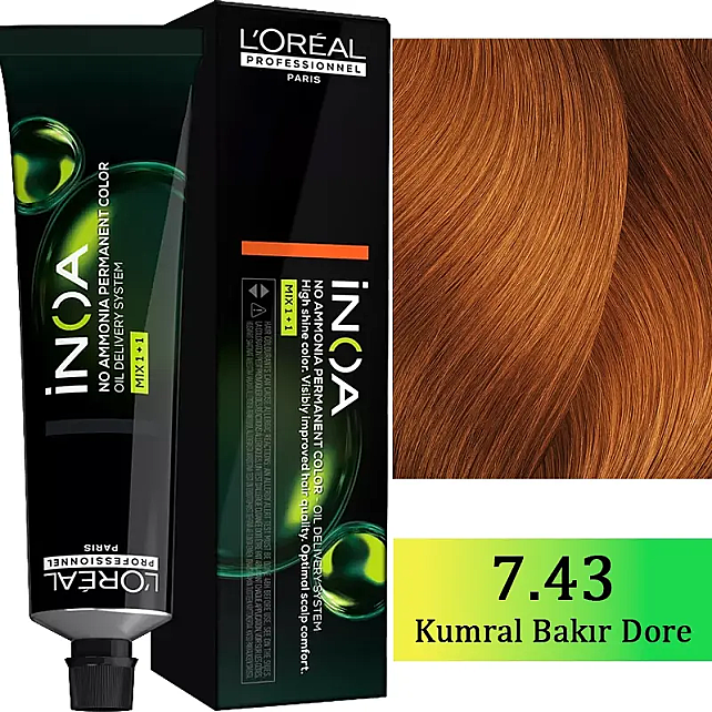 Loreal Inoa Amonyaksız Saç Boyası 7.43 60 gLoreal