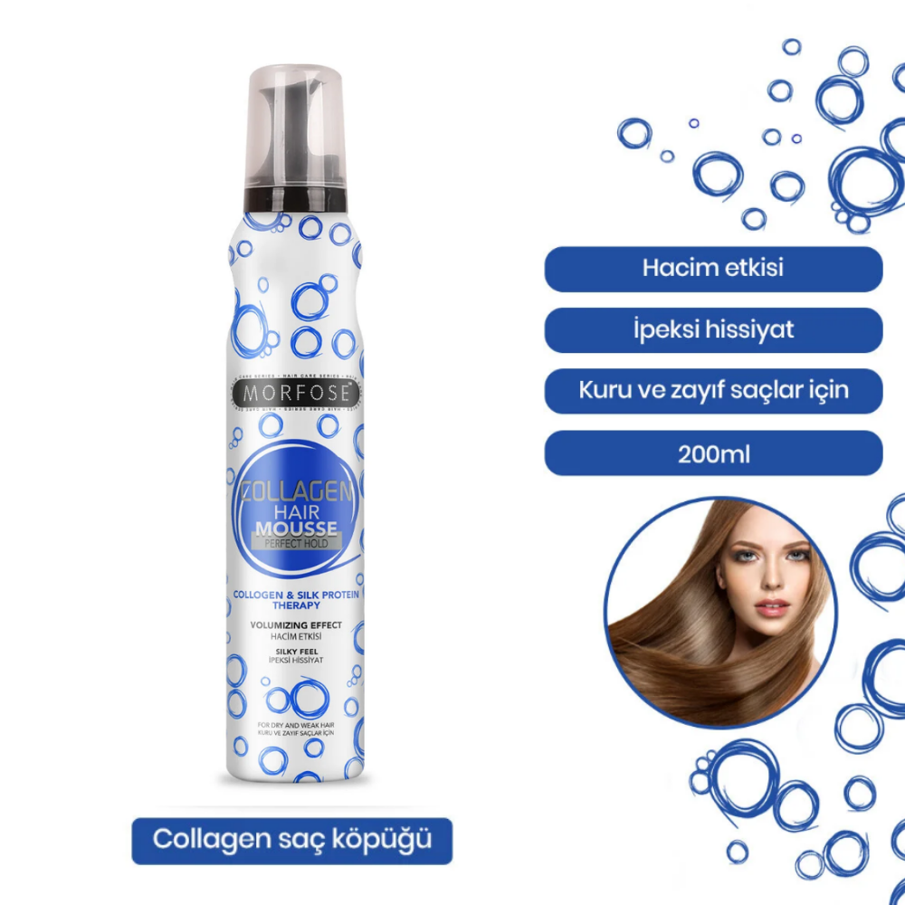 Morfose Saç Köpüğü Collagen 200 MlMorfose