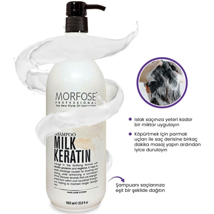 Morfose Şampuan Milk & Keratin 1000 MlMorfose
