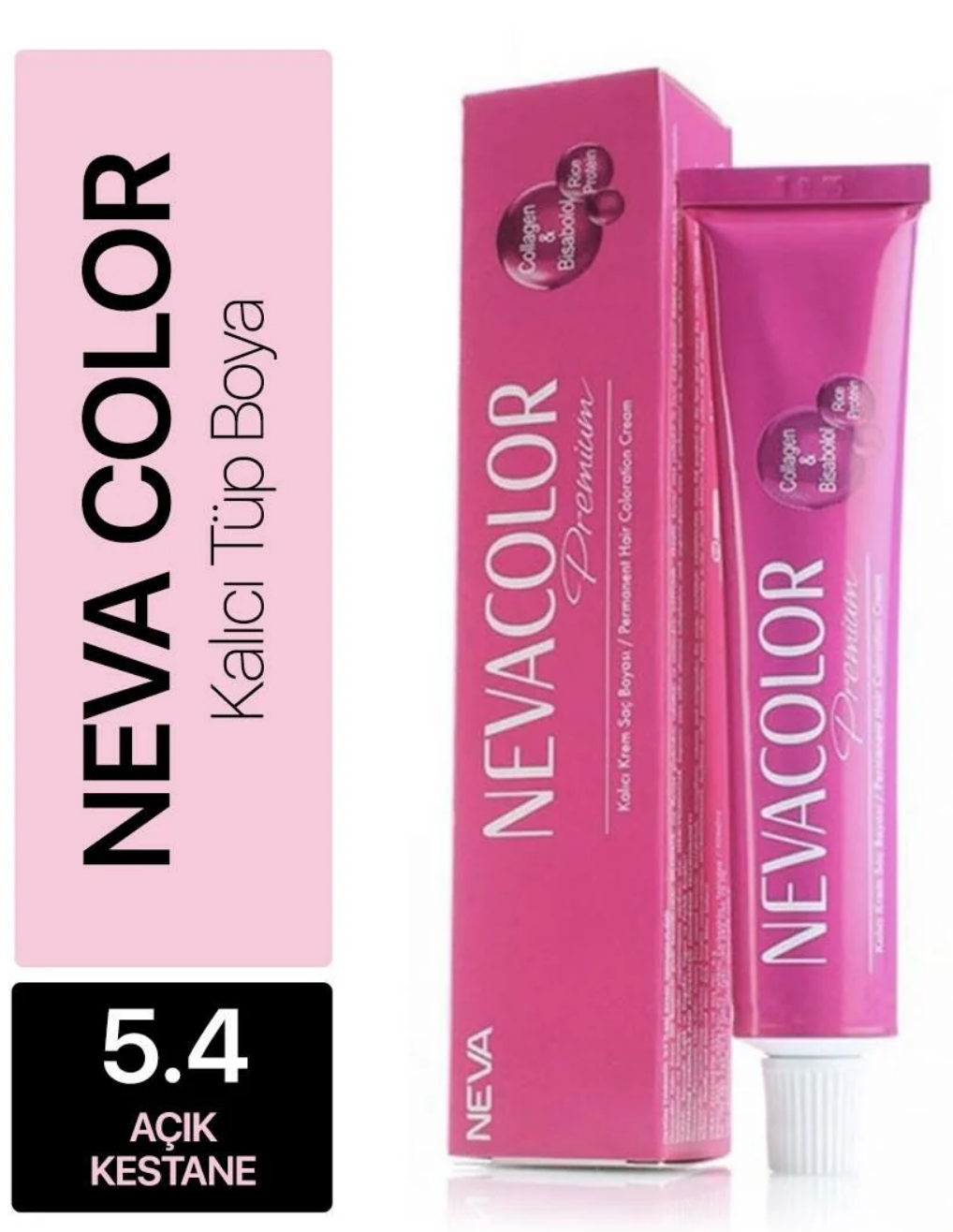 Nevacolor Saç Boyası 5.4 Açık KestaneNeva