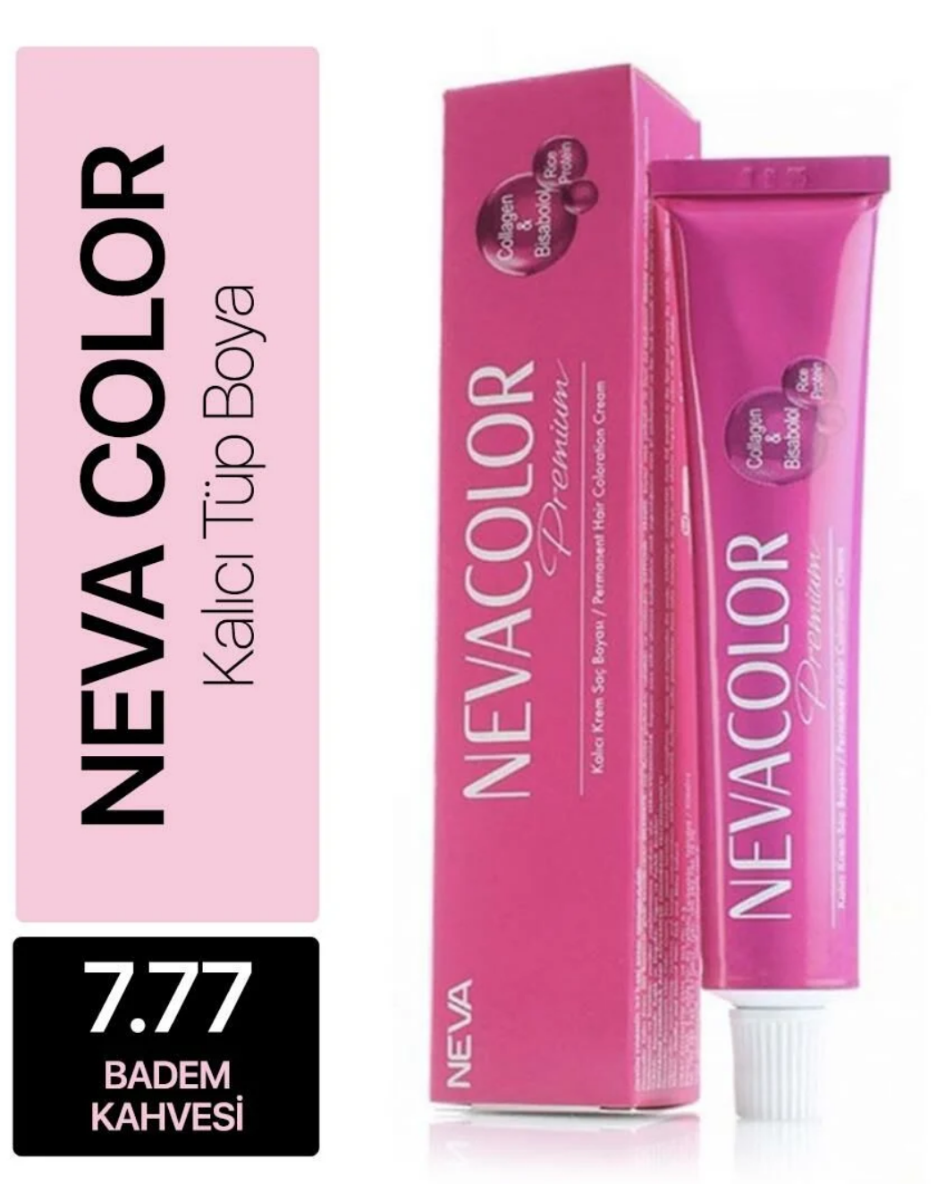 Nevacolor Saç Boyası 7.77 Badem KahvesiNeva
