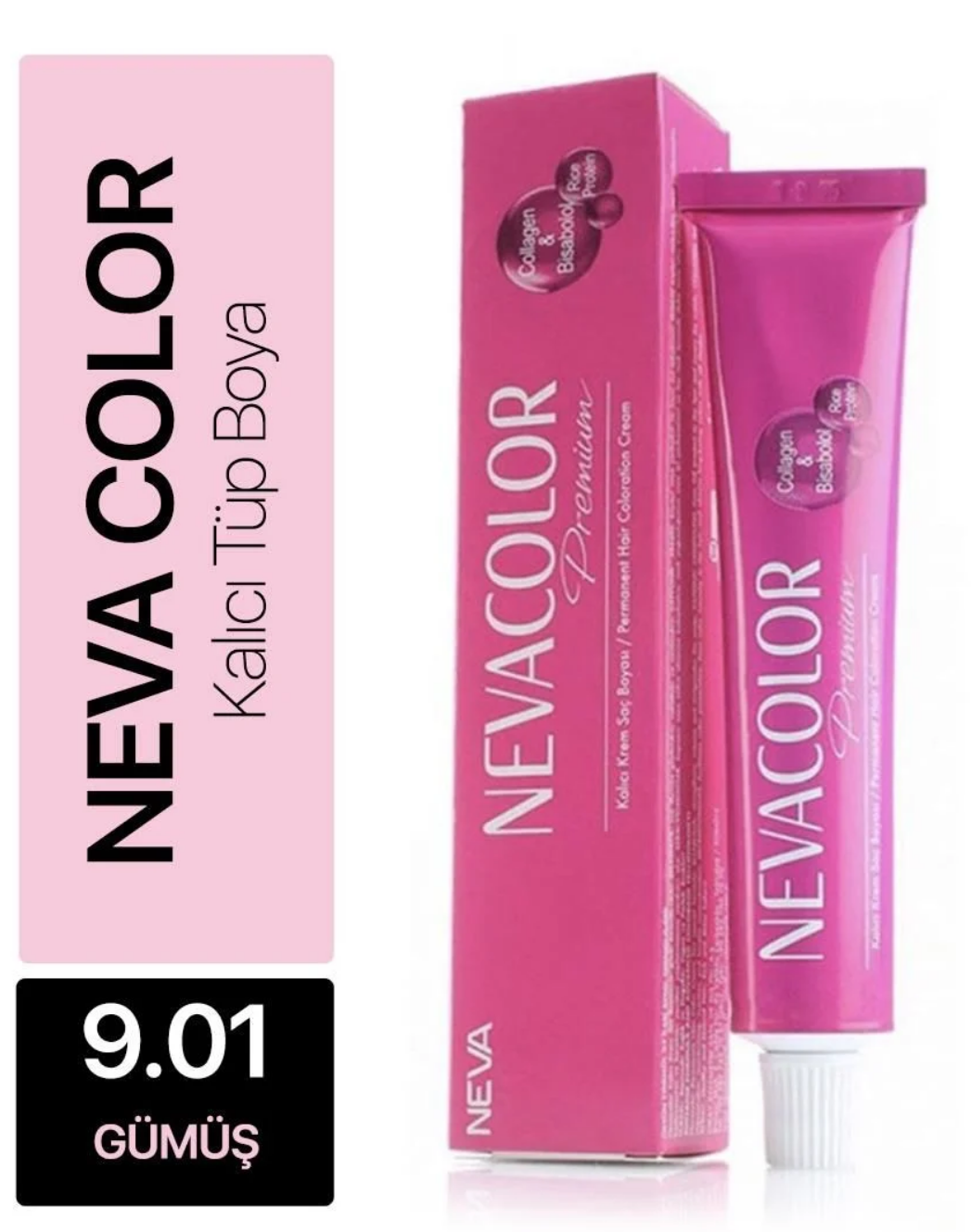 Nevacolor Saç Boyası 9.01 GümüşNeva