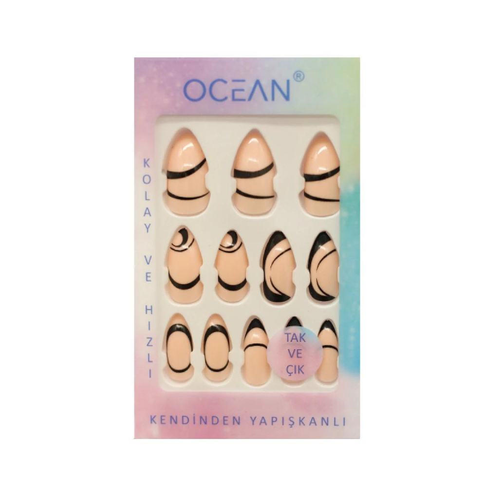Ocean Takma Tırnak - Tak Ve Çık Kendinden Yapışkanlı 739Ocean