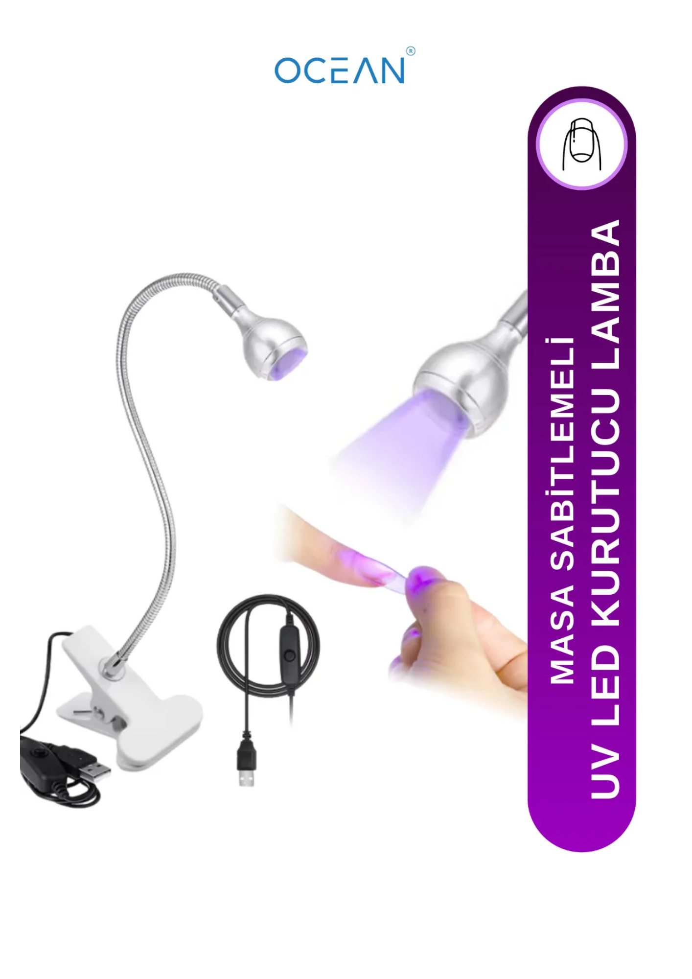 Ocean UV Led Kalıcı Oje Kurutucu Masa Üstü 938SOcean
