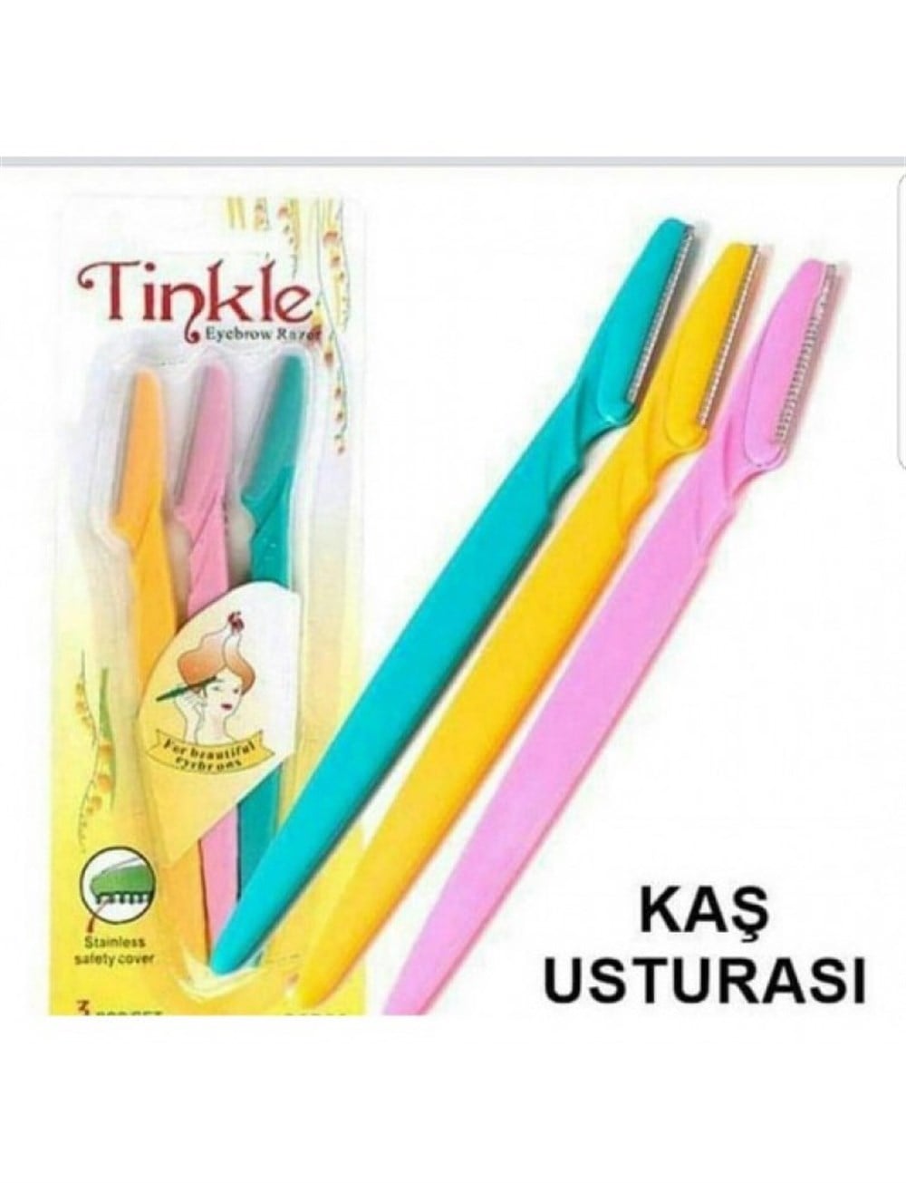 Tinkle Kaş Usturası 3 Adet