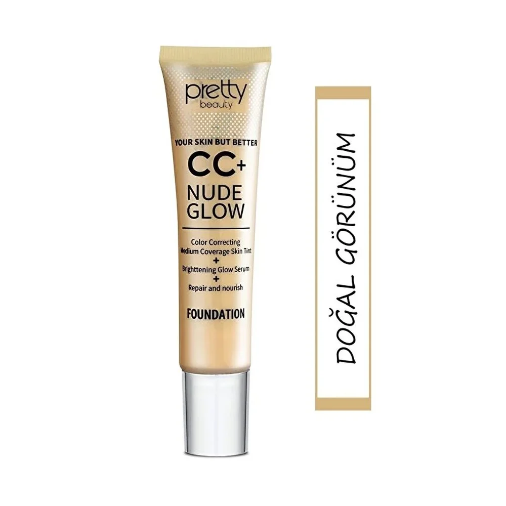 Pretty Beauty CC+ Likit Fondöten Nude Glow 02PRETTY