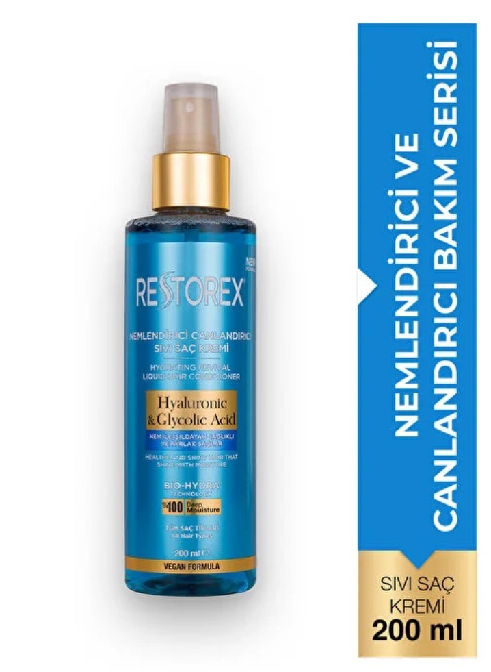 Restorex Sıvı Saç Kremi Hyaluronic & Glycolic Acid 200 MlRESTOREX