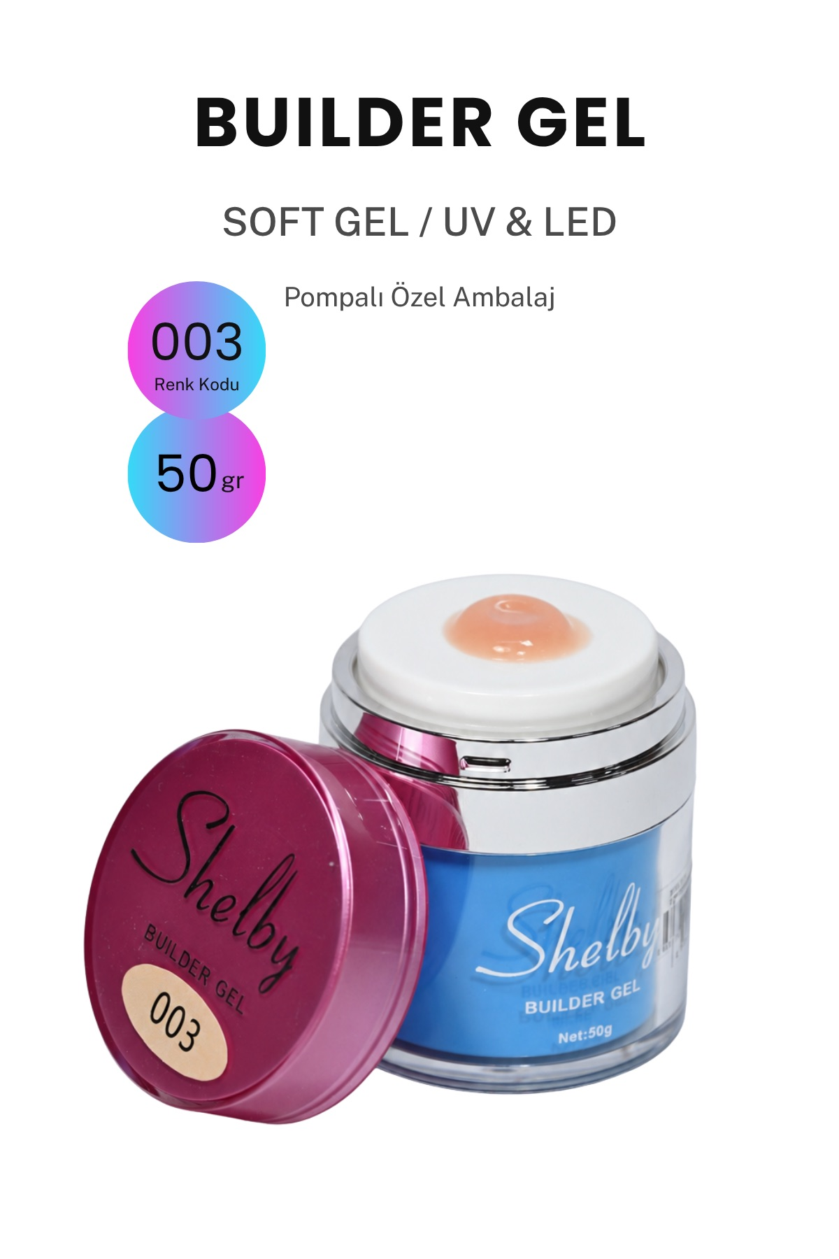 Shelby Builder Jel No: 03 50 Gr - Pompalı ŞişeShelby