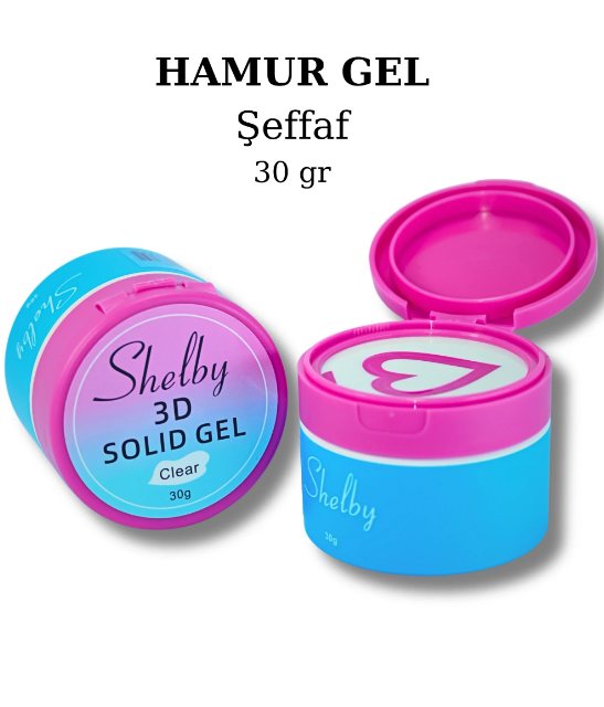 Shelby Hamur Jel Şeffaf 30 Gr - 3D Solid GelShelby