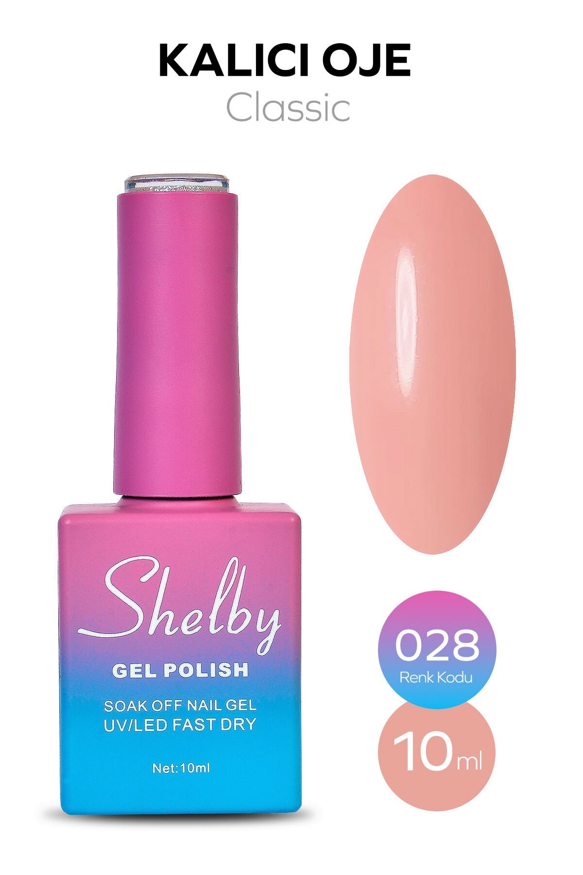 Shelby Kalıcı Oje No: 028 10 Ml - Klasik SeriShelby