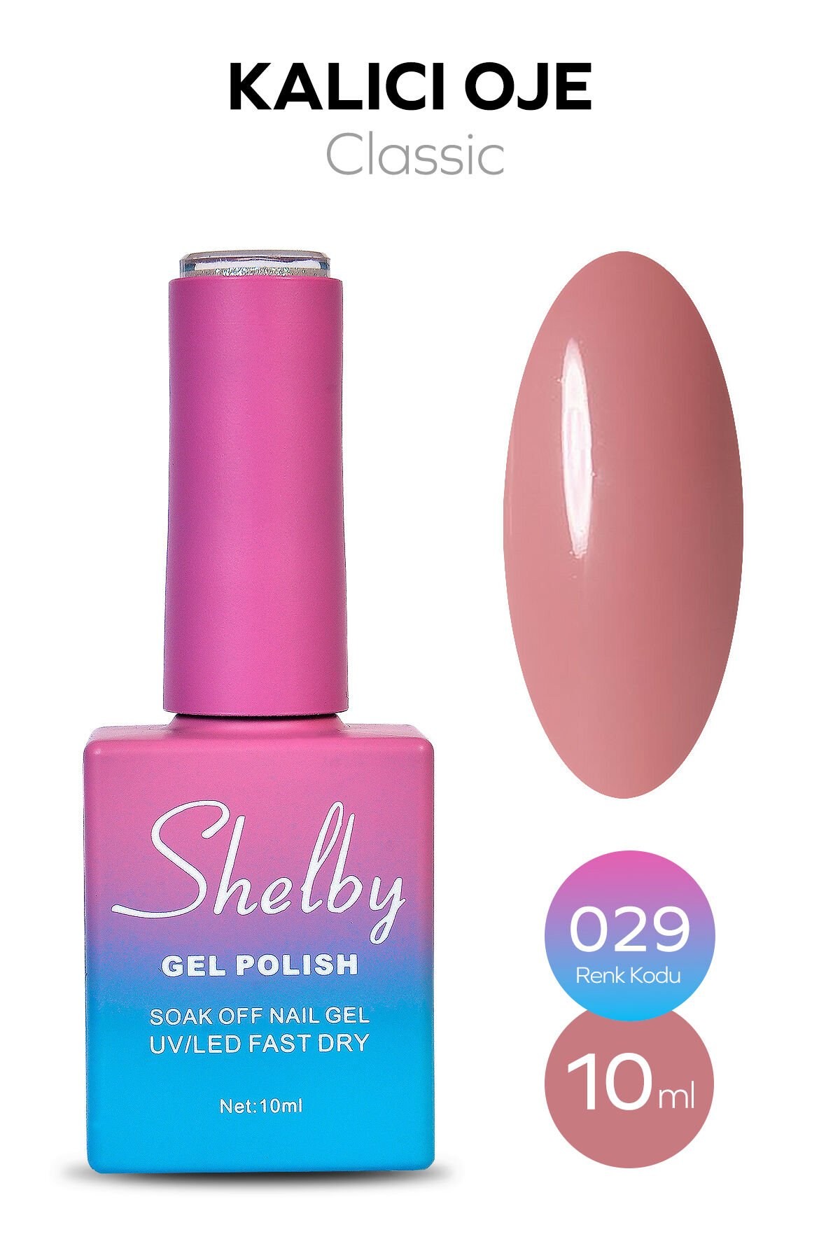 Shelby Kalıcı Oje No: 029 10 Ml - Klasik SeriShelby