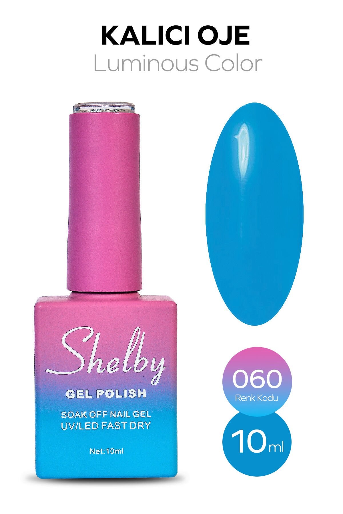 Shelby Kalıcı Oje No: 060 10 Ml - Klasik SeriShelby