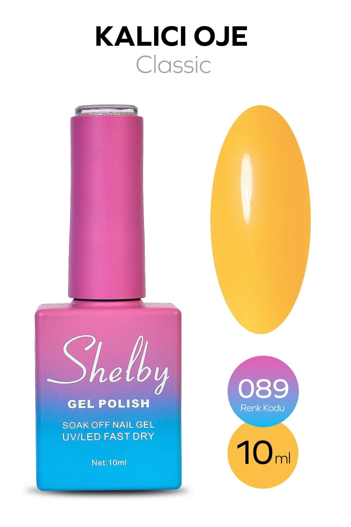 Shelby Kalıcı Oje No: 089 10 Ml - Klasik SeriShelby