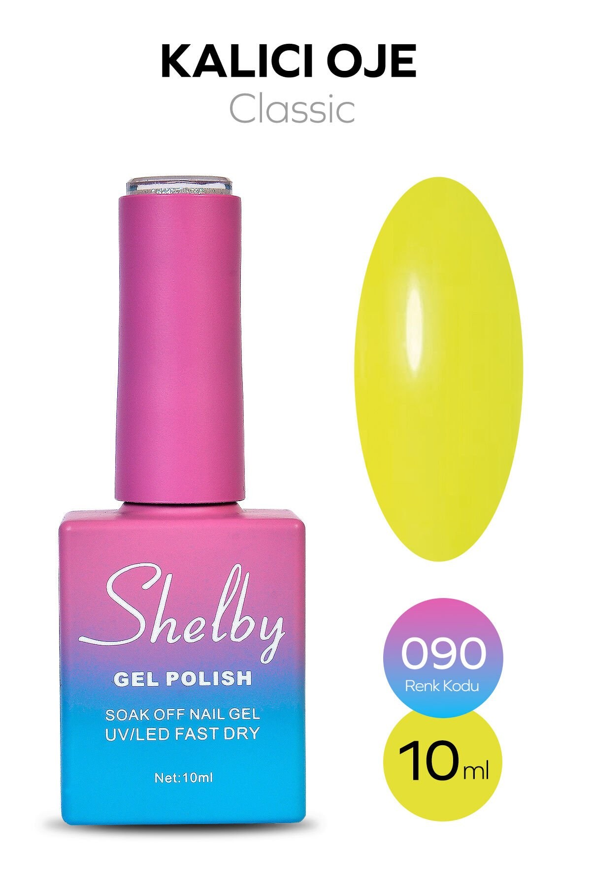 Shelby Kalıcı Oje No: 090 10 Ml - Klasik SeriShelby