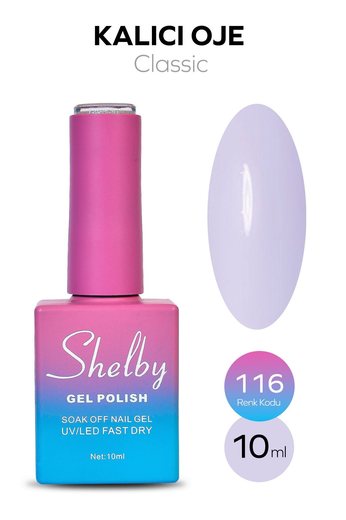 Shelby Kalıcı Oje No: 116 10 Ml - Klasik SeriShelby