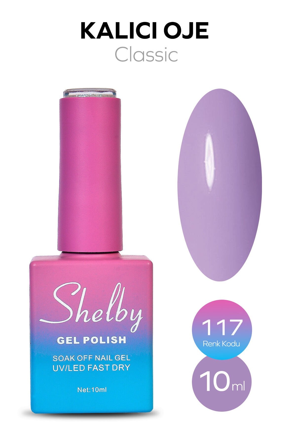 Shelby Kalıcı Oje No: 117 10 Ml - Klasik SeriShelby