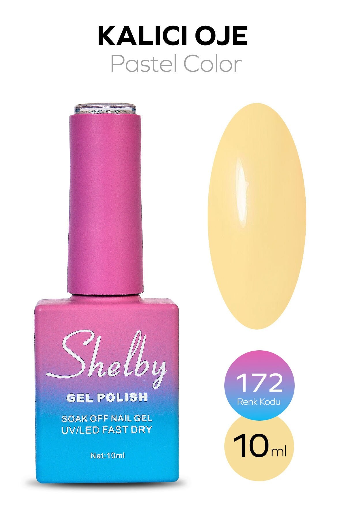 Shelby Kalıcı Oje No: 172 10 Ml - Klasik SeriShelby