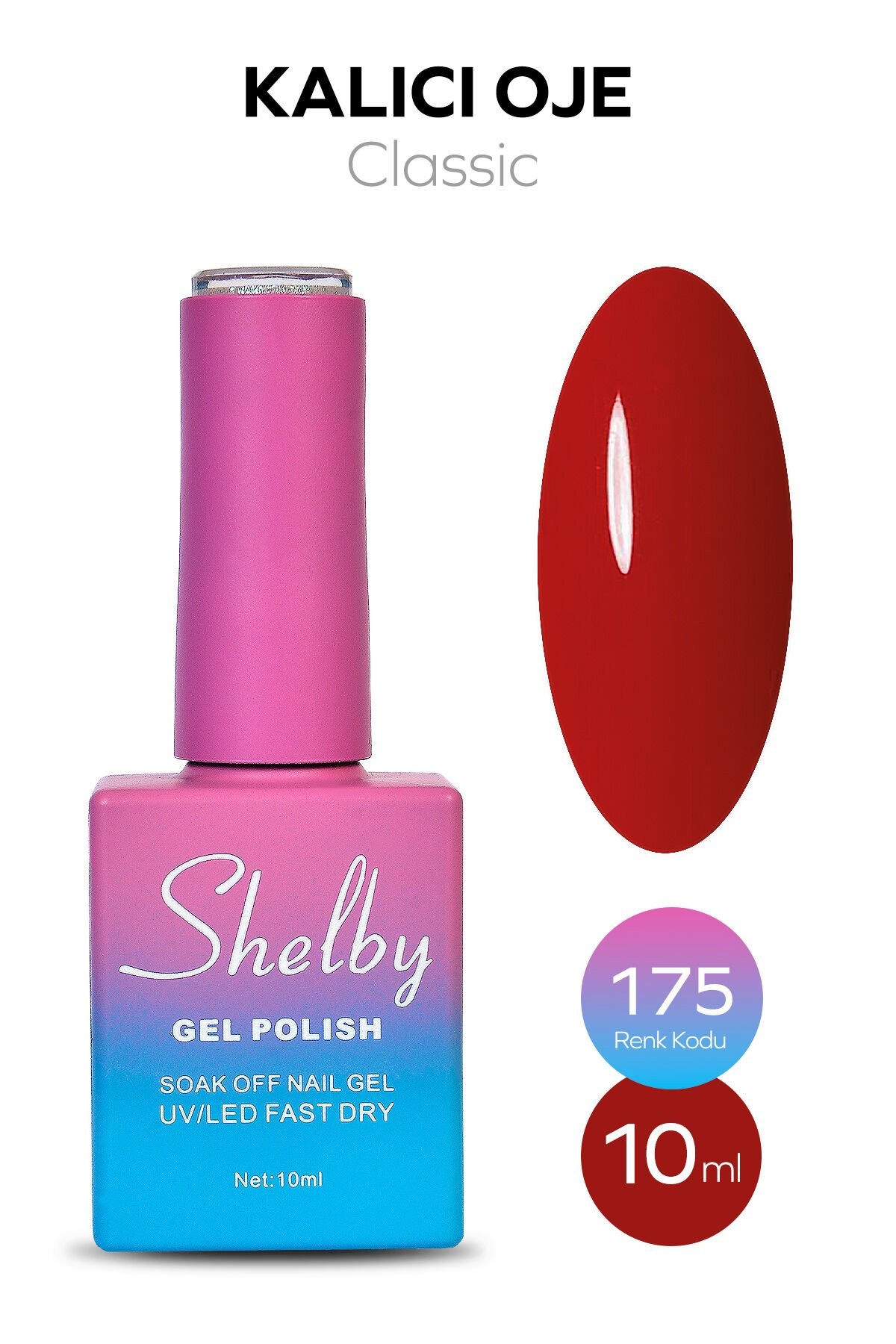 Shelby Kalıcı Oje No: 175 10 Ml - Klasik SeriShelby