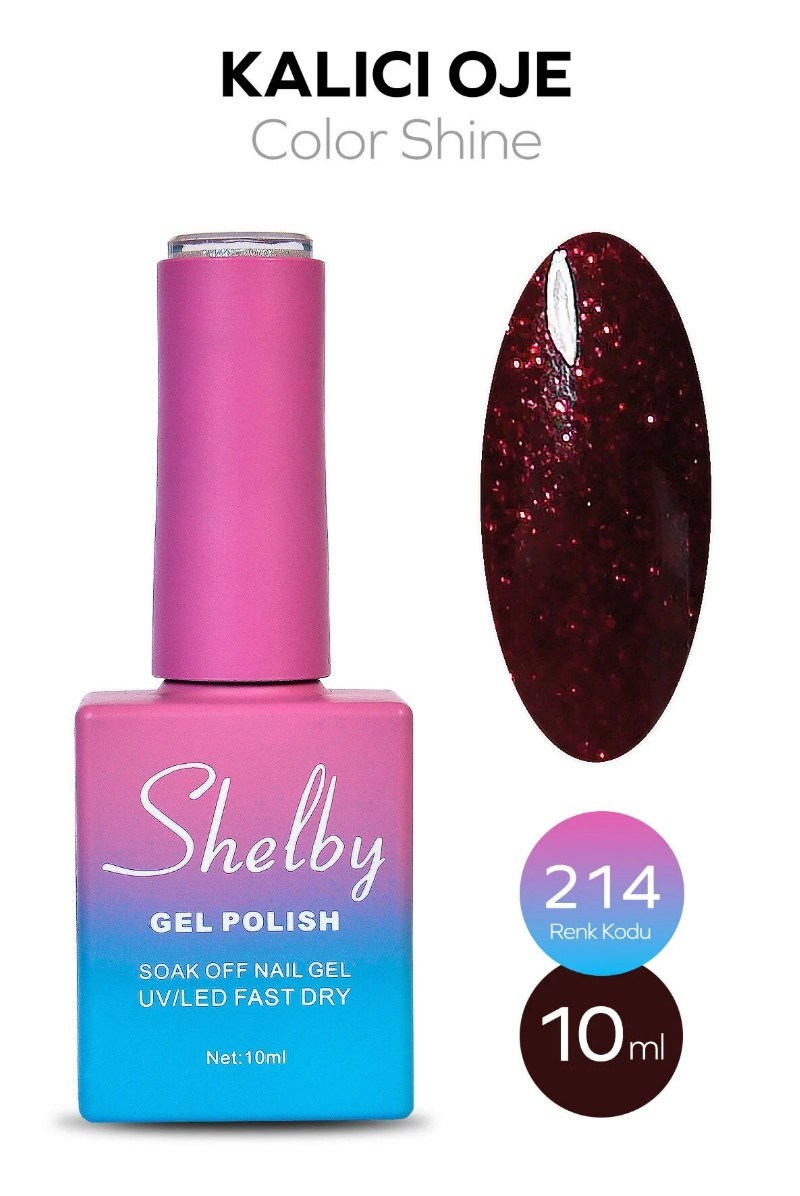Shelby Kalıcı Oje No: 214 10 Ml - Klasik SeriShelby