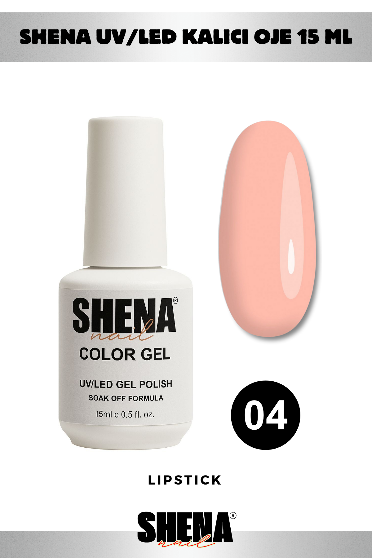 Shena Kalıcı Oje Gel Polish 15 Ml 004Shena