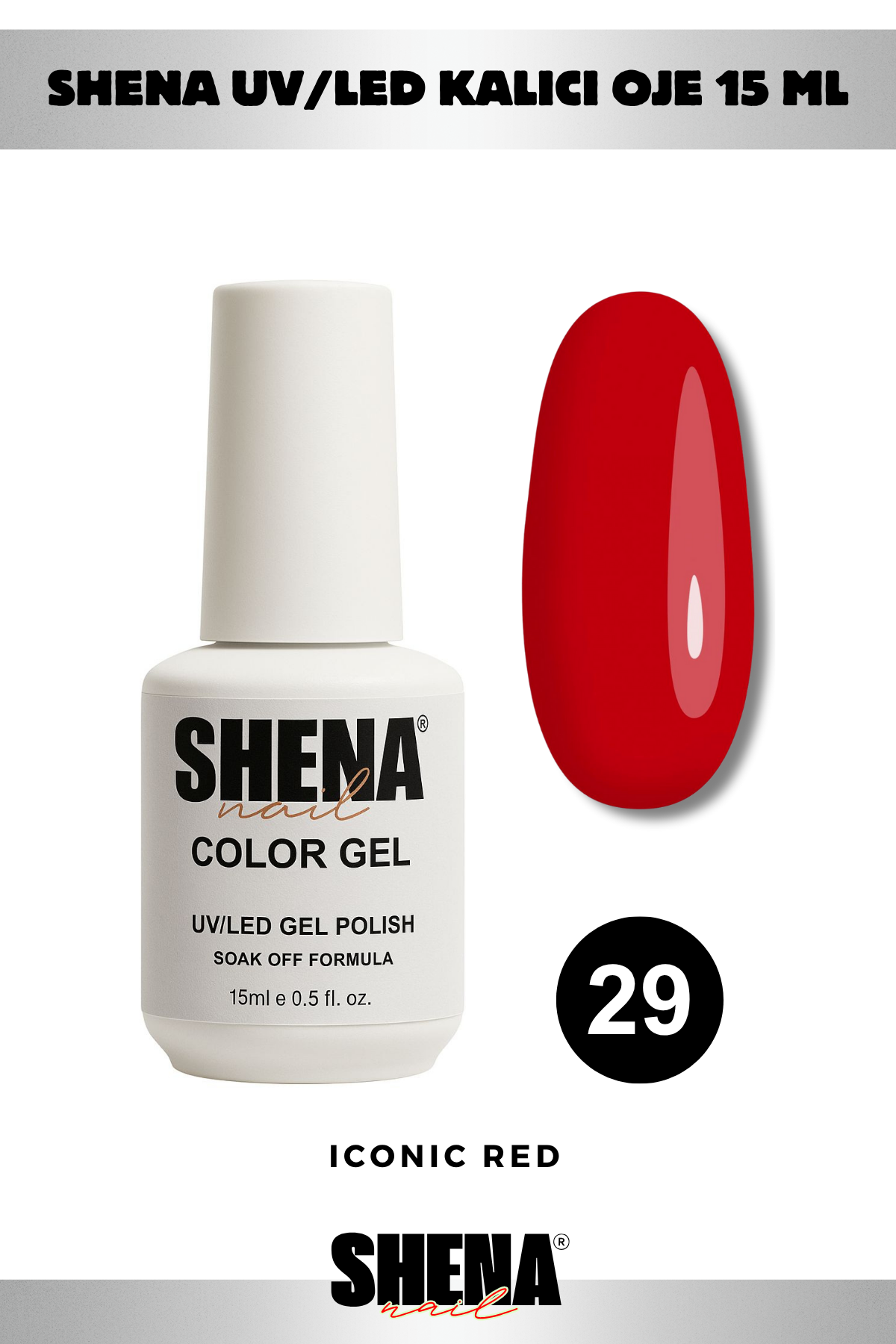Shena Kalıcı Oje Gel Polish 15 Ml 029Shena