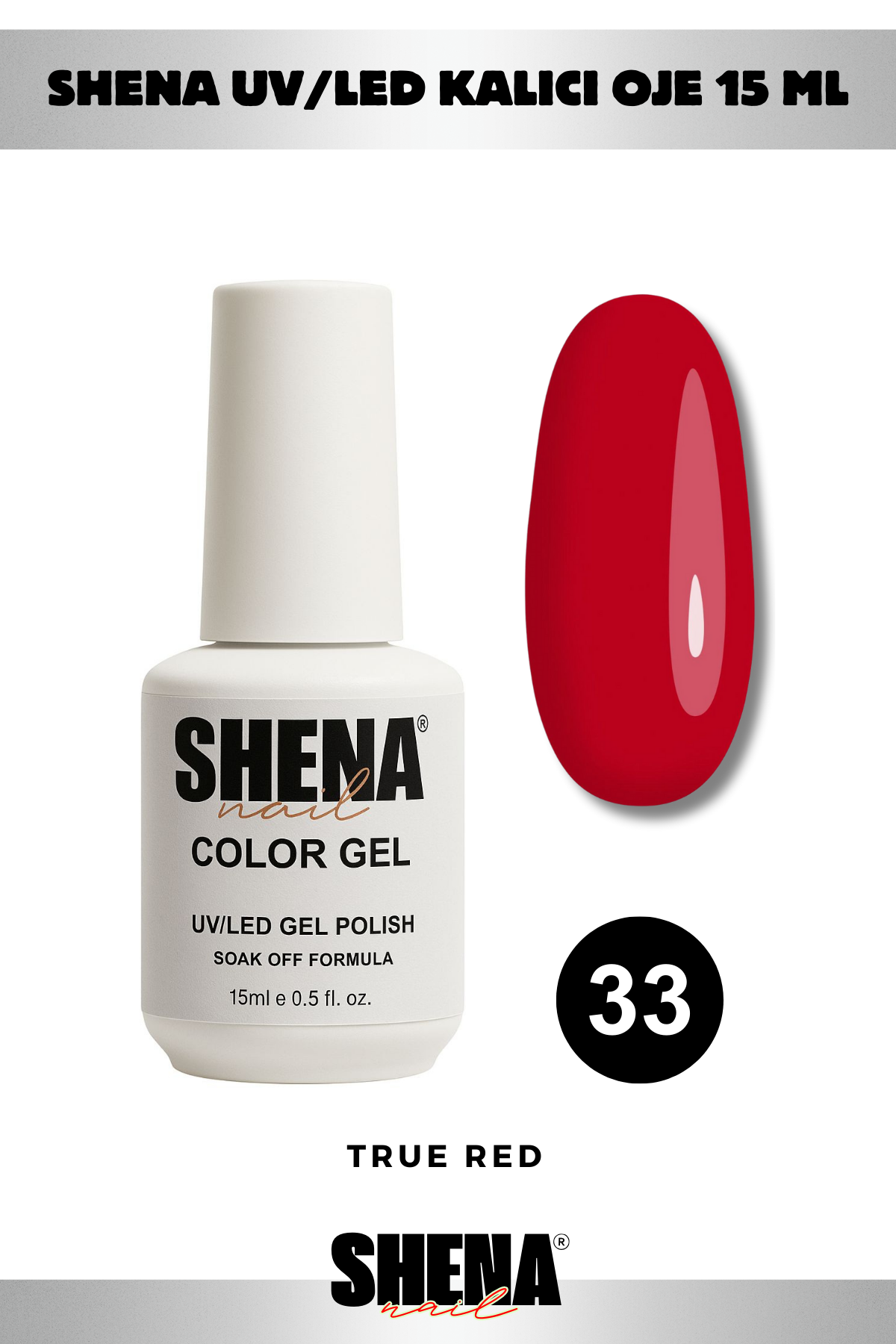 Shena Kalıcı Oje Gel Polish 15 Ml 033Shena