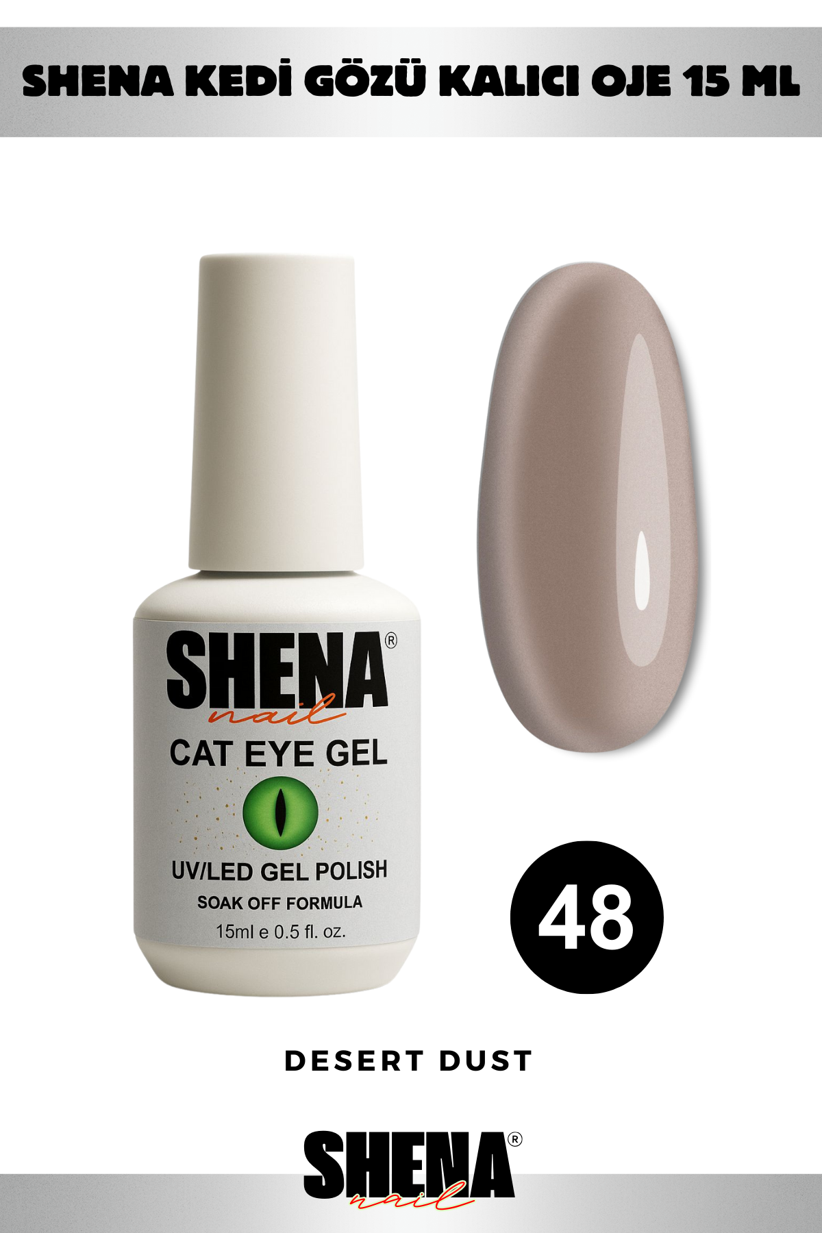 Shena Kalıcı Oje Gel Polish 15 Ml 048Shena
