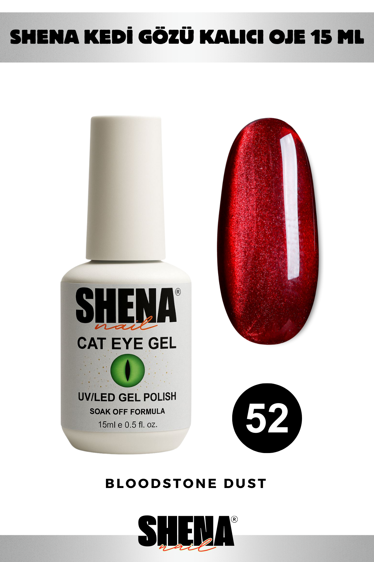 Shena Kalıcı Oje Gel Polish 15 Ml 052Shena