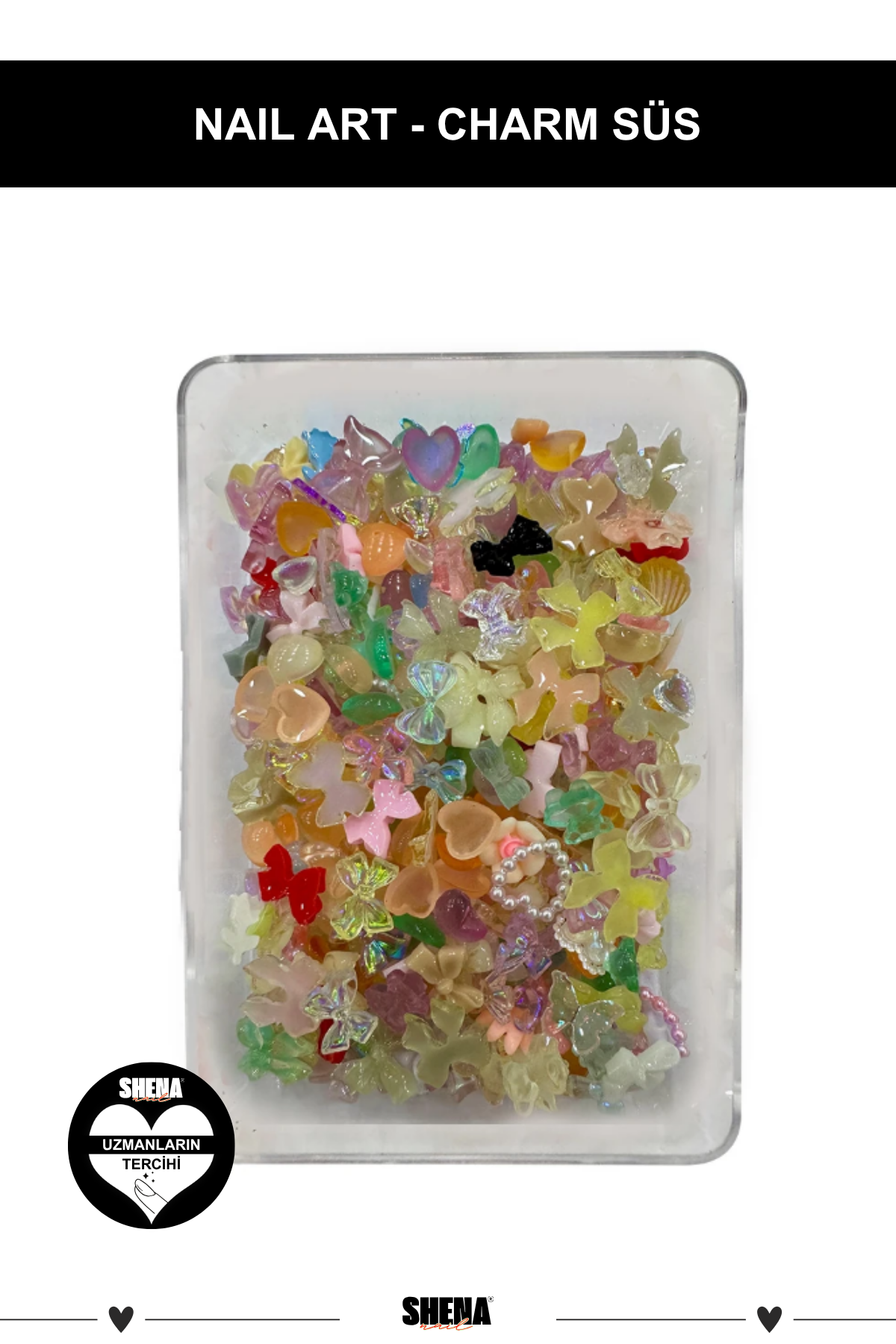 Shena Tırnak Süsleme Taşı 3D Charm 2097Ocean